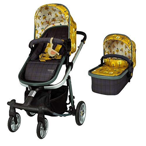 Cosatto Giggle Quad Pram & Pushchair – From Birth to 20kg, Lightweight, Compact Fold, Duo-directional Seat (Spot The Birdie)