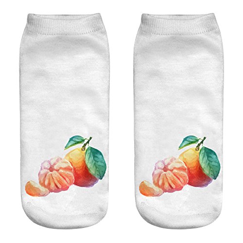 COZOCO Calcetines De Algodón Casuales Lindos Calcetines De Frutas 3d Calcetines Calcetines Calcetines Deportivos (una talla, D)