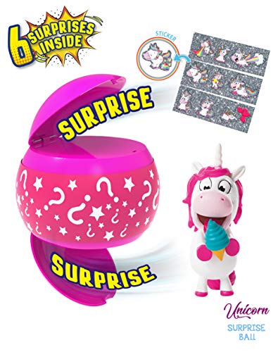 CRAZE Surprise-Pelota, Color sorpresas emocionantes para niños (20371)
