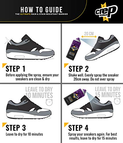 Crep Protect Paquete de 2-Pack 5oz 200ml última mancha zapato rocío y lluvia