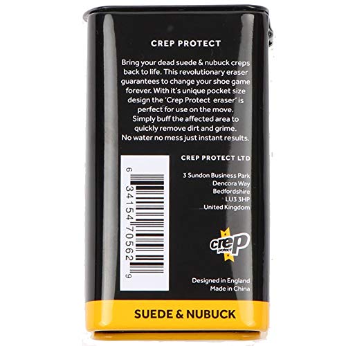 Crep Protect Suede and Nubuck Shoe Care Kit Includes the Crep Protect Rain & Stain Resistant Barrier Spray, Crep Protect Cure, and Crep Protect Eraser.
