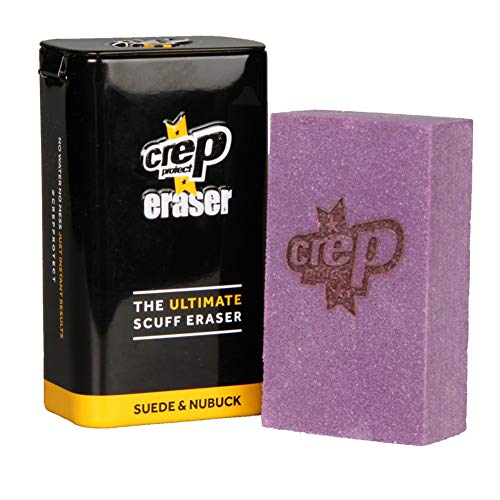 Crep Protect Suede and Nubuck Shoe Care Kit Includes the Crep Protect Rain & Stain Resistant Barrier Spray, Crep Protect Cure, and Crep Protect Eraser.