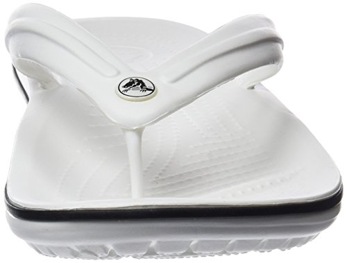 Crocs Crocband Flip Unisex Adulta Chancleta, Blanco (White 100), 39/40 EU