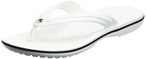 Crocs Crocband Flip Unisex Adulta Chancleta, Blanco (White 100), 39/40 EU