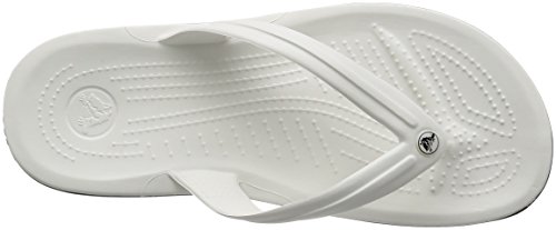 Crocs Crocband Flip Unisex Adulta Chancleta, Blanco (White 100), 39/40 EU