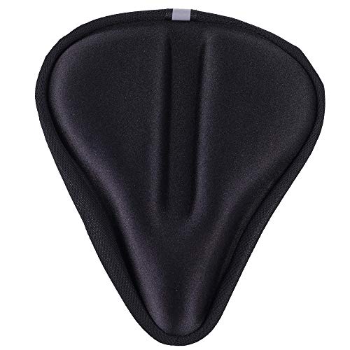 Cubierta de Asiento de Bicicleta, CojíN Ancho y Suave Para Asiento de Bicicleta, Funda SillíN Bici Gel Para Asiento de Bicicleta de Montaña e Bicicleta de Ejercicio