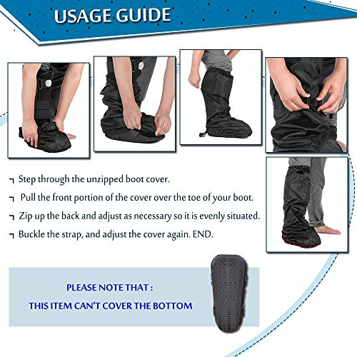 Cubierta ortopédica para botas de aire médicas para caminar, cubierta de fundición para fracturas de tobillo, lluvia, invierno