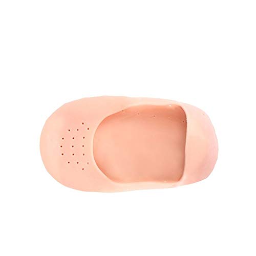 Cuidado de los pies de las plantillas, a prueba de humedad Calcetines de silicona, prevenir las grietas del talón y callosidades, pedicura y for blanquear los calcetines Spa, yoga y danza Práctica dep
