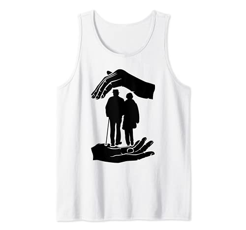 Cuidado de personas mayores - enfermera geriátrica Camiseta sin Mangas