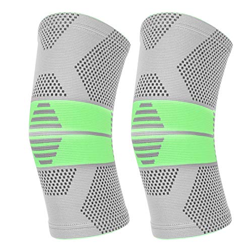 DAUERHAFT Rodillera Deportiva Cómoda de Llevar Rodillera de Entrenamiento para Diversos Ejercicios físicos(S)