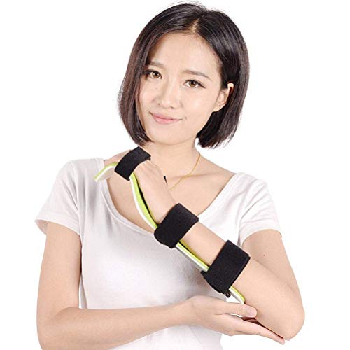Dbtxwd Mano ortesis de muñeca Ajustable muñeca/escafoides Hueso rehabilitación Fractura Fija Férula Dedo diapasón Separador,Righthand