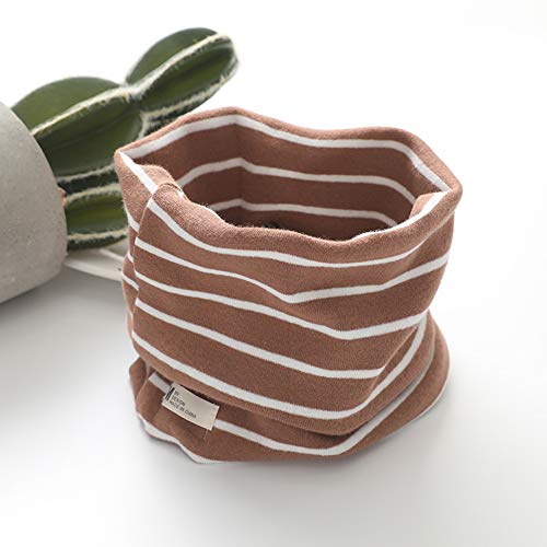 DEBAIJIA Bufanda Niños Calentadora De Cuello CollarDel Bebé O Ring PañUelo De Patrón AlgodóN De Anillo Redondo Bufandas 3pcs para0-8 años Niñas Viajar al aire libre el Otoño Invierno 40 * 20cm
