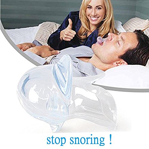 Deje de roncar solución - Dispositivo anti ronquido, Retenedor de lengua de silicona y respiraderos de nariz, Ayuda para dormir anti ronquidos para un sueño natural y cómodo