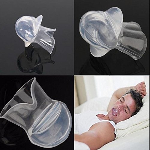 Deje de roncar solución - Dispositivo anti ronquido, Retenedor de lengua de silicona y respiraderos de nariz, Ayuda para dormir anti ronquidos para un sueño natural y cómodo