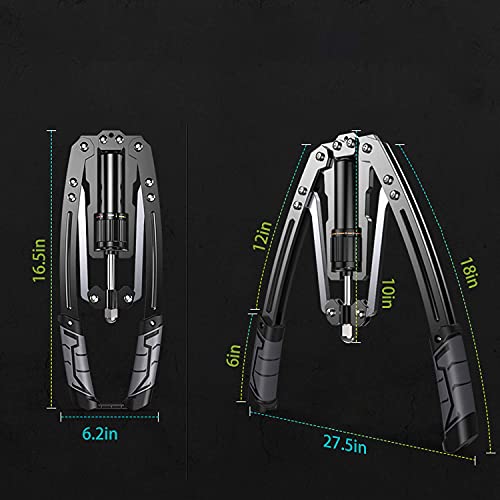 DENGZ Máquina de Entrenamiento de Brazos, Entrenamiento de músculos de Hombros, expansor de Pecho 4 en 1, máquina de Entrenamiento Muscular de 10 kg a 200 kg Barra de Entrenamiento de Fuerza