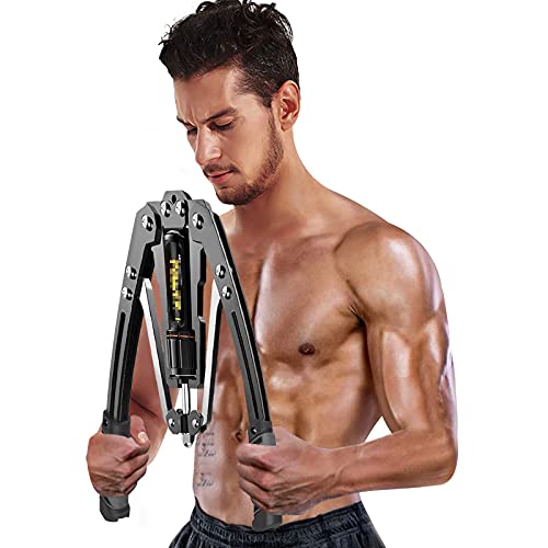DENGZ Máquina de Entrenamiento de Brazos, Entrenamiento de músculos de Hombros, expansor de Pecho 4 en 1, máquina de Entrenamiento Muscular de 10 kg a 200 kg Barra de Entrenamiento de Fuerza