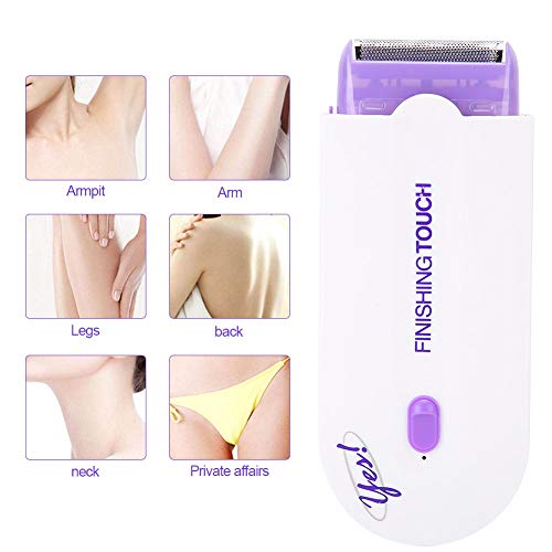 Depiladora USB, Máquina de Afeitar Eléctrica para Mujeres, Dispositivo de Depilación, Máquina de Depilación Dispositivo de Depilación Facial Dispositivo de Depilación Enchufe Herramientas(EU)