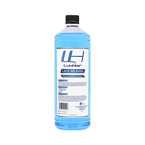 Desactivador de adhesivo para prótesis capilares Lace Release de LuxHair. Retira con facilidad tu peluca, extensión de cabello o similar sin dañarla | 1 L |