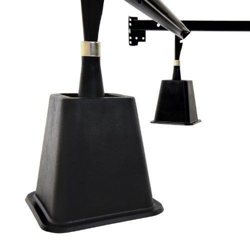 Design61 - Elevador de muebles para camas, mesas, para patas anchas, altura aproximada de 10 cm, 4 unidades para patas de hasta 68 x 68 mm en color marrón