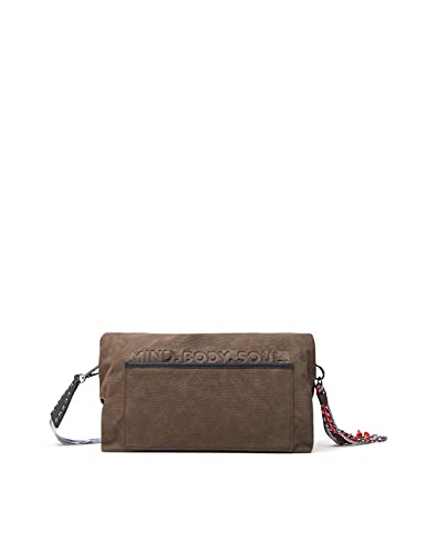 Desigual Aquiles Venecia, Bolsa para Cuerpo de Across para Mujer, marrón, Einheitsgröße