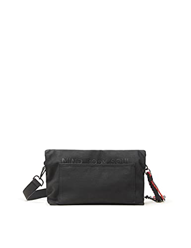 Desigual Aquiles Venecia Maxi, Bolsa para Cuerpo de Across para Mujer, Negro, Einheitsgröße