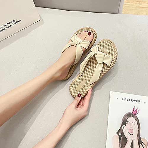 Deslizadores de piscina para mujer Sandalias de baño de verano con punta abierta Sandalias planas de ocio al aire libre Natación simple para mujer Deslizadores de secado rápido