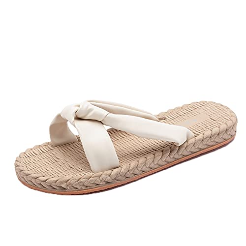Deslizadores de piscina para mujer Sandalias de baño de verano con punta abierta Sandalias planas de ocio al aire libre Natación simple para mujer Deslizadores de secado rápido