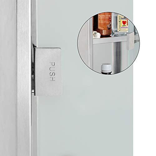 Deuba Botiquín para medicinas Armario de primeros auxilios para pared con llave 3 estantes 48,5cm x 25cm x 12cm