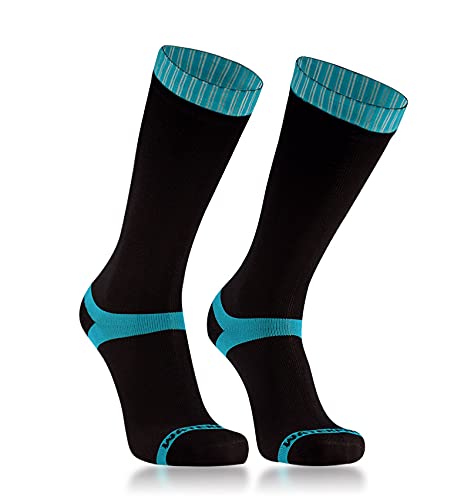 Dexshell CoolVent - Calcetines impermeables de media pantorrilla, mujer, aguamarina, large