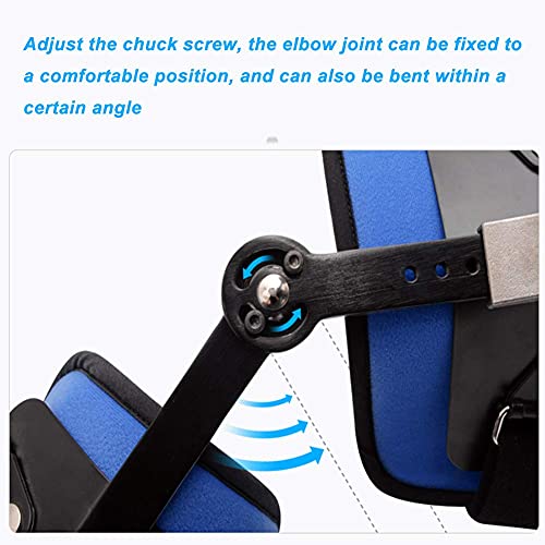 DFJU Inmovilizador de Hombro con bisagras para Codo, Soporte de Manguito rotador, Cabestrillo médico Ajustable para Huesos fracturados, dislocaciones, esguinces, distensiones