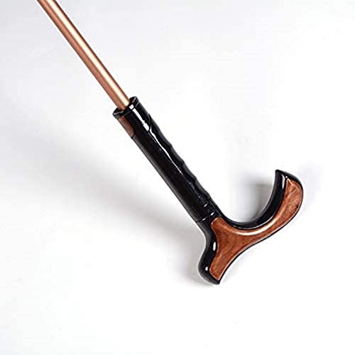 dh-2 Paraguas Paraguas de muleta para Ancianos Antideslizante, Paraguas de muleta Multifuncional para Exteriores Liso de 8 Huesos, Se Abre automáticamente Engrosado Impermeable y a Prueba de Viento