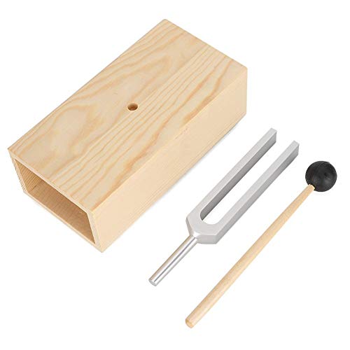 Diapasón, Diapasón Duradero, Diapasón, Martillo, Diapasón Para Curar, 440Hz, Diapasón Con Soporte De Madera Para La Enseñanza De Experimentos De Física