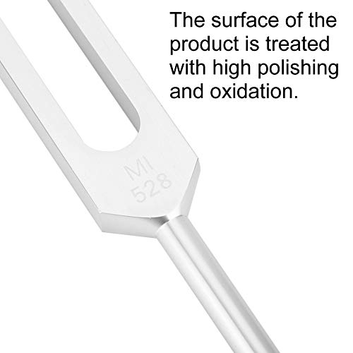 Diapasón terapéutico, diapasón, diapasón tipo Y 528HZ hecho de aleación de aluminio que suena más fácil proporciona un diapasón de alta entonación de frecuencia de vibración duradera