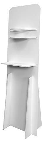 Dispensador De Pie Para Gel Hidroalcohólico Soporte Hidrogel Desinfectante de Manos PVC Blanco 10 mm