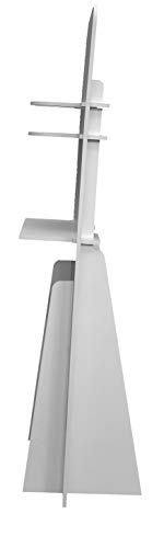 Dispensador De Pie Para Gel Hidroalcohólico Soporte Hidrogel Desinfectante de Manos PVC Blanco 10 mm