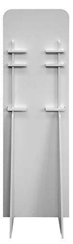 Dispensador De Pie Para Gel Hidroalcohólico Soporte Hidrogel Desinfectante de Manos PVC Blanco 10 mm