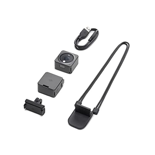 DJI Action 2 Power Combo - Cámara de acción 4K con módulo de extensión de batería, Accesorios magnéticos, estabilización, cámara Sumergible Ideal para la Vida Cotidiana y para Deportes de acción.