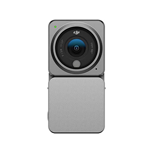 DJI Action 2 Power Combo - Cámara de acción 4K con módulo de extensión de batería, Accesorios magnéticos, estabilización, cámara Sumergible Ideal para la Vida Cotidiana y para Deportes de acción.