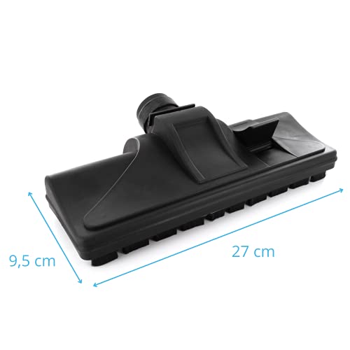 DL-pro Cepillo universal para aspiradora, juego con 7 acoplamientos en diferentes diámetros a partir de Ø29 mm hasta Ø36 mm, boquilla combinada, cepillo para aspiradora de suelo