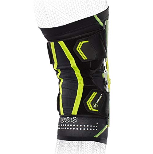 DONJOY - Rodillera de compresión con mangas de compresión, Unisex adulto, DP151KB01-BLK-M, negro, medium