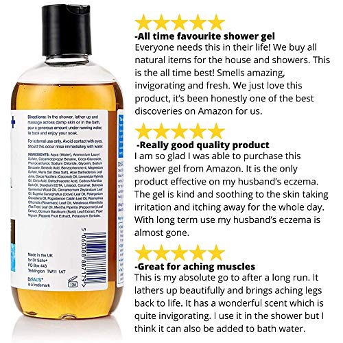 Dr Sales + carga y estimular Gel de Baño y Ducha, 350 ml