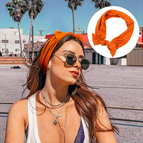 DRESHOW 6 Piezas Diadema Para Mujer Yoga Correr Diademas Deportes Entrenamiento Bandas para el Cabello Lindo Accesorio