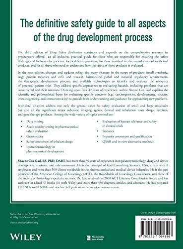 Drug Safety Evaluation (Pharmaceutical Development Series)