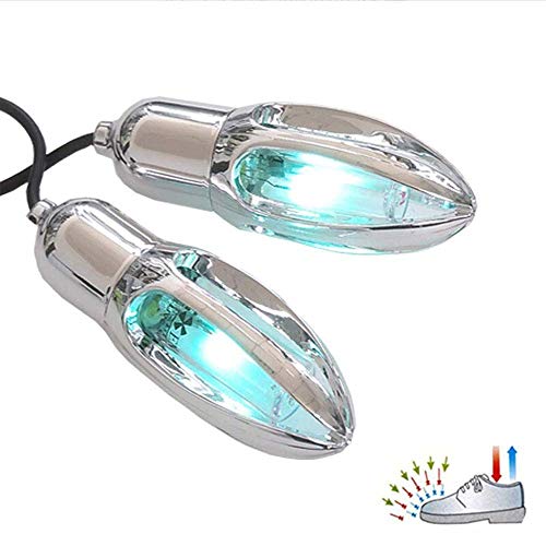 DSDD Secador de Zapatos Ultravioleta portátil, Botas de lámpara, esterilizador de ozono para Armario de Coche