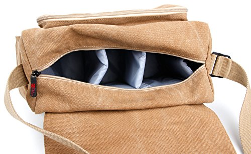 DURAGADGET Bolsa De Lona Beige De Primers Secours Para Enfermeras / Asistencia Médica / Emergencia / Bomberos - Compartimentos Para Su Material Médico
