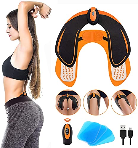 EMS Hips Electroestimulador Muscular,Gluteos Estimulador de Glúteos Herramientas Nalgas HipTrainer para la Cadera Mujer USB Recargable,Estimulador Muscular Ejercitar Gluteos, Hombre y Mujer