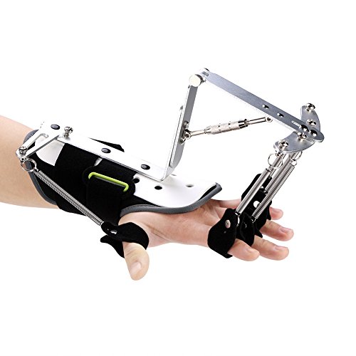 Enstellbare equipo de entrenamiento ortesis de muñeca del dedo, dedos de formación rehabilitación de la mano de refuerzo para el ejercicio hemiplejía tendón de impacto