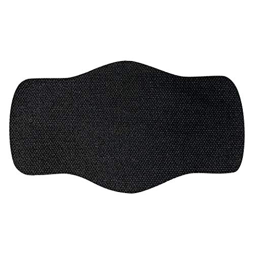 [ENVÍOS EN 24H] 50 filtros para mascarillas - 1 capa, tejido hidrófobo, antiestático y antibacteriano, muy transpirable, 15cm c 9cm (TNT 60gr) Color Negro