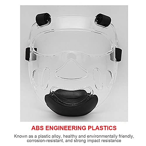 Escudo De Protección Facial Seguridad Universal Protector De Cara Transparente De Plástico De Plástico con Máscara De Protección De Cara para Niños De Manera Protectora Protectora para El Boxeo De