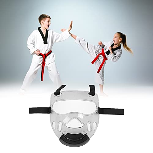 Escudo De Protección Facial Seguridad Universal Protector De Cara Transparente De Plástico De Plástico con Máscara De Protección De Cara para Niños De Manera Protectora Protectora para El Boxeo De